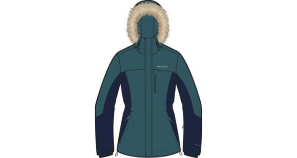 Columbia Ava Alpine II Insulated Jacket - Women's, Everblue/Collegiate Navy, Large, 2085831-429-L