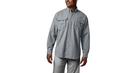 Columbia Bahama II Long Sleeve Shirt - Men's, Cool Grey, 6X, 101162-019-6X