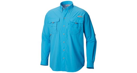 Columbia Bahama II Long Sleeve Shirt - Men's, Riptide, 4XL, Tall, 101162-463-4XT