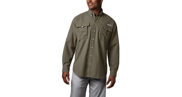 Columbia Bahama II Long Sleeve Shirt - Men's, Sage, 3XL, Tall, 101162-365-3XT