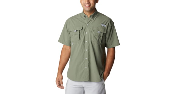 Columbia Bahama II Short Sleeve Shirt - Mens, Cypress, 2XS, 1011651316CypressXXS