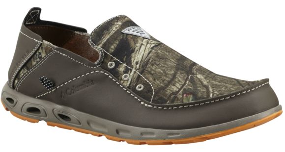 Columbia Bahama Vent Camo PFG Watersport Shoe - Men's-Mossy Oak/Orange Blaze-Medium-11.5