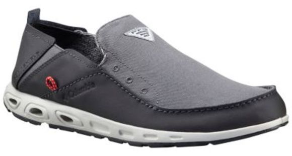 Columbia Bahama Vent PFG Shoe - Men's, Titanium MHW/Bright Red, 12, Medium, 1673141049-12