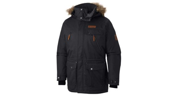 Columbia Barlow Pass 550 TurboDown Jacket - Men's-Black-XX-Large