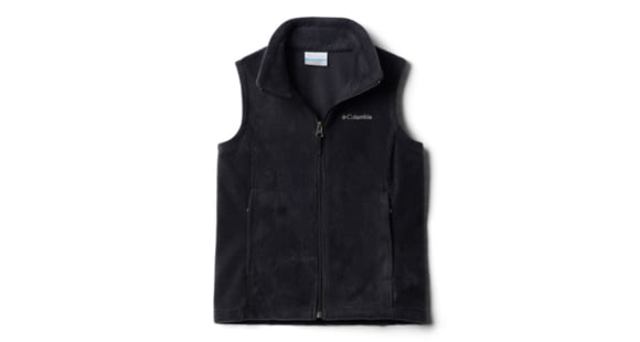 Columbia Benton Springs Fleece Vest, Black, L - Girl's, 1620891010-L