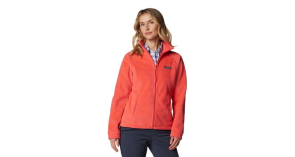Columbia Benton Springs Full Zip Fleece Jacket - Women's, Juicy, Large, 1372111608JuicyL