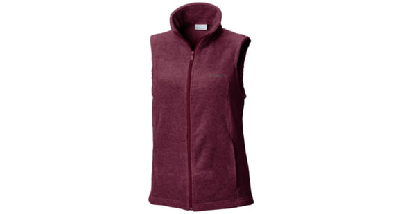 Columbia Benton Springs Vest, Rich Wine, Extra Small - Women's, 1372121624-XS