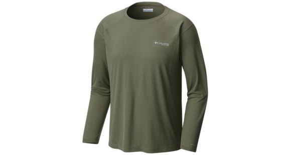 Columbia Blood and Guts III Long Sleeve Knit Shirt - Men's, Cypress, Medium, 1577171316-M