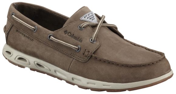 Columbia Bonehead Vent Leather PFG Watersport Shoe - Men's-Mud/Stone-Medium-9.5 US