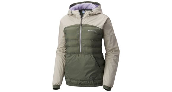 Columbia Bonus Mile Hybrid Pullover Jacket - Women's, Cypress, Flint Grey, L, 1770851316L