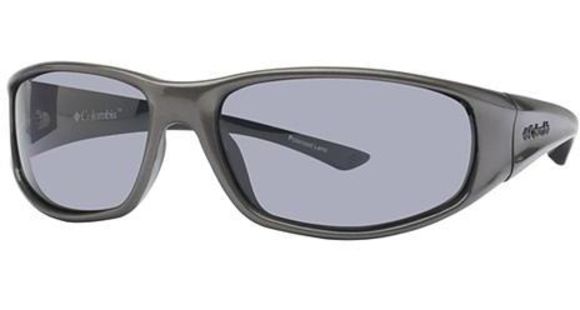 Columbia Borrego Sunglasses - Metallic Gunmetal Black Frame, Smoke Lens, 61/16mm CBBORREGOPZ610
