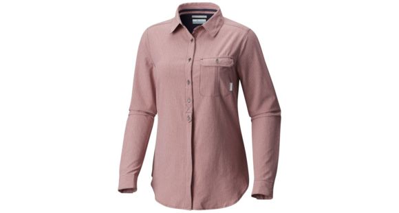 Columbia Bryce Canyon Stretch Long Sleeve Shirt - Womens, Nocturnal Texture Plaid, M, 1773651591M
