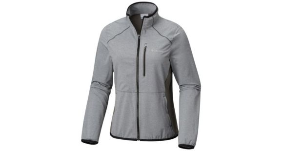 Columbia Bryce Canyon Wind Jacket - Women's, Black Heather, Black, L, 1773621010L