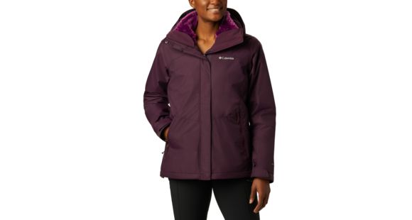 Columbia Bugaboo II Fleece Interchange Jacket - Women's, Black Cherry, Large, 1799241522-L