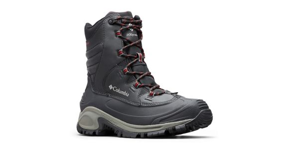 Columbia Bugaboot III Boot - Men's, Black/Bright Red, 10 US, Medium, 1791221010-10