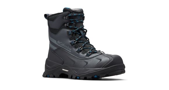Columbia Bugaboot Plus IV Omni-Heat Boot - Men's, Black/Phoenix Blue, 9 US, Medium, 1791201010-9