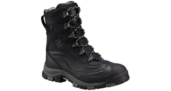Columbia Bugaboot Plus Omni-Heat Michelin Winter Boot - Men's-Black/Boulder-Medium-10.5