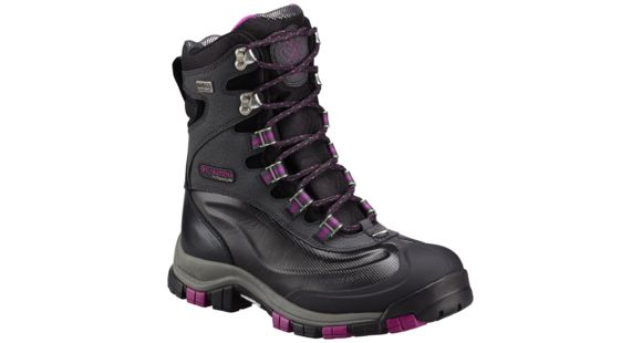 Columbia Bugaboot Plus Titanium Omni-Heat OutDry Winter Boot - Women's-Black/Intense Violet-Medium-7