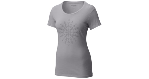 Columbia Camp Columbia Short Sleeve T-Shirt - Women's-Grey Heather-Medium