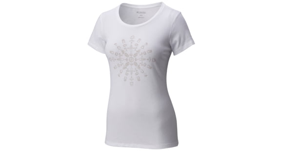 Columbia Camp Columbia Short Sleeve T-Shirt - Women's-White-X-Large