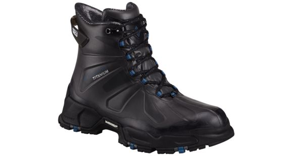 Columbia Canuk Titanium Omni-Heat OutDry Extreme Winter Boot - Men's-Black/Phoenix Blue-Medium-9