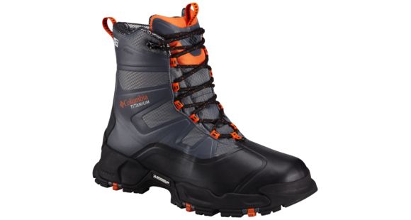 Columbia Canuk Titanium Omni-Heat OutDry Winter Boot - Men's-Graphite/Heatwave-Medium-9