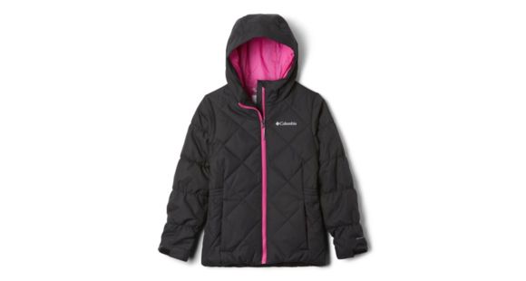 Columbia Casual Slopes Jacket - Girl's, Black Heather, Small, 1801311011-S