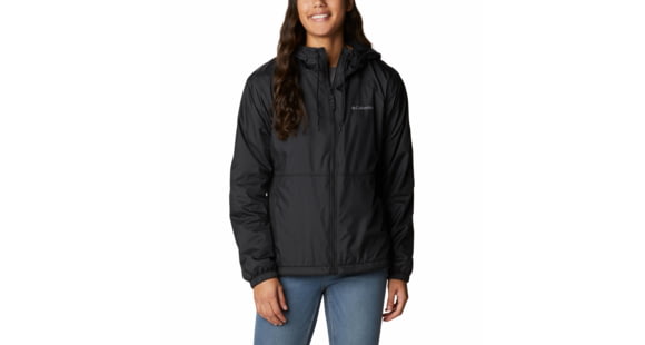 Columbia Center Ridge Lined Windbreaker - Women's, Black, Extra Large, 1843791012BlackXL