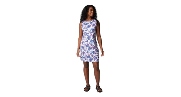 Columbia Chill River Printed Dress - Women's, White Areca, Medium, 1885751103White ArecaM