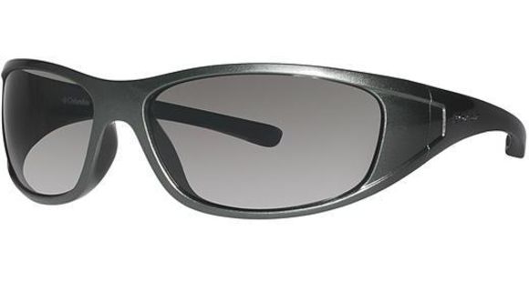 Columbia Chute Sunglasses - Frame New Metallic Tank/Metallic Black, Lens Grey, Size 62/15mm CBCHUTEPZ639