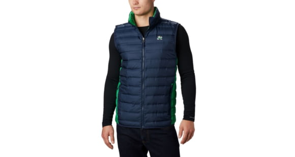 Columbia CLG Lake 22 Reversible Vest, ND - Coll Navy, Fuse Green, 2XL - Men's, 1809301430-XXL