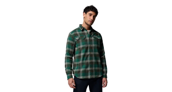 Columbia Flare Gun Stretch Flannel Shirt - Men's, Rain Forest Trails Edge Plaid, Medium, 1861581-375-M