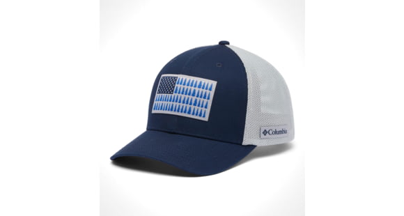 Columbia Mesh Tree Flag Ball Cap, Collegiate Navy, Large/Extra Large, 1837101469-469-L/XL