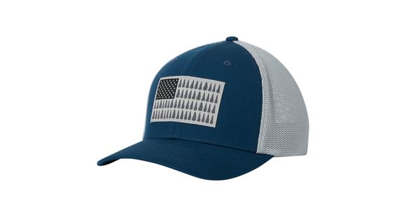 Columbia Mesh Tree Flag Ball Cap - Unisex, Petrol Blue, Small/Medium, 1837101403-S/M