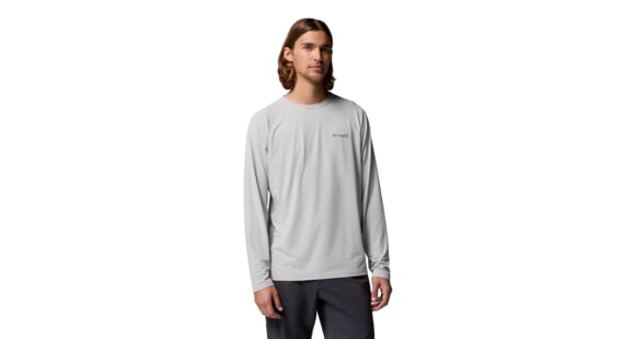 Columbia PFG Solar Stream II Long Sleeve - Men's, Cool Grey, Small, 2156291019-019-S