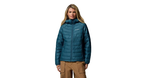 Columbia Powder Lite II Hooded Jacket - Women's, Everblue, Small, 2089391-429-S
