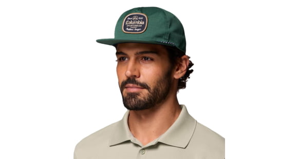 Columbia Ratchet Strap Snap Back, Rain Forest/Beer Label, One Size, 2070981-375-O/S