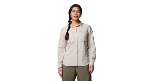 Columbia Skien Valley Long Sleeve Shirt - Women's, Dark Stone, Large, 2119281278-278-L