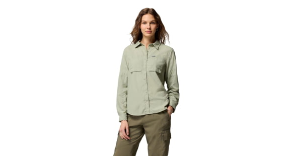 Columbia Skien Valley Long Sleeve Shirt - Women's, Safari, Extra Small, 2119281348-348-XS