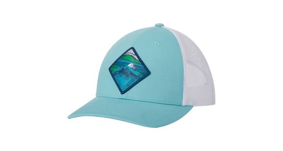 Columbia Women's Snap Back Hat - Women's, Clear Blue, Mountain Patch, One Size, 1768401459-One Size