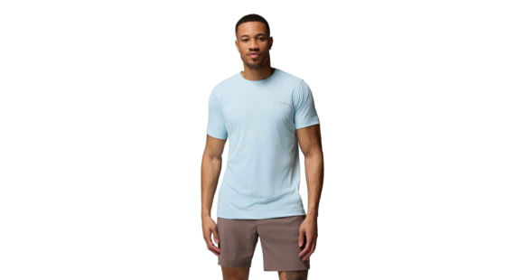 Columbia Zero Rules Light Short Sleeve Crew - Men's, Marine Light, Large, 2118501482-482-L