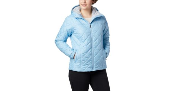 Columbia Copper Crest Hooded Jacket - Women's, Crystal Blue, Large, 1761431484-L