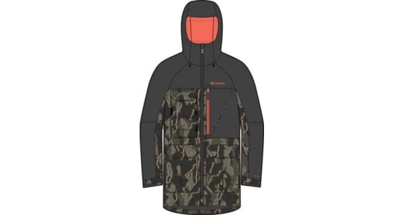 Columbia Coreshot Printed Jacket - Men's, Greenscape Treebark Print/Black, Extra Large, 2145121-366-XL