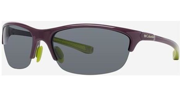 Columbia Crest Sunglasses - Dark Orchid Fade to Green Frame, Smoke Lens, 72/17mm CBCRESTPZ03