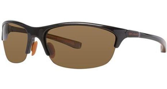 Columbia Crest Sunglasses - Metallic Brown Fade to Campfire Frame, Brown Lens, 72/17mm CBCRESTPZ05