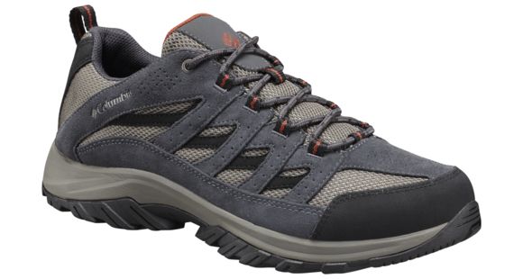 Columbia Crestwood Hiking Shoe - Mens, Quarry/Rusty, Medium, 9.5, 1781181052-052-9.5