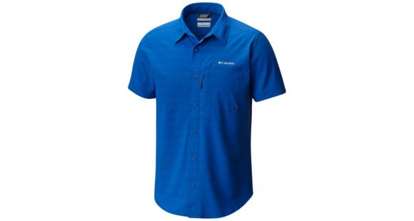 Columbia Cypress Ridge Short Sleeve Shirt - Men's, Azul, S, 1768711437S