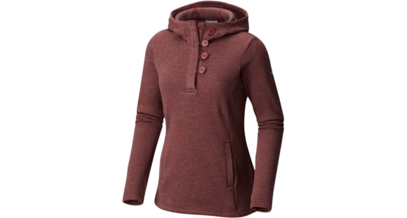 Columbia Darling Days Pullover Hoodie - Women's-Bloodstone Heather-Small