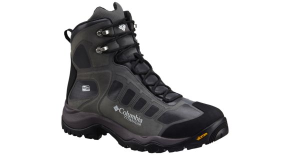 Columbia Daska Pass III Titanium OutDry Extreme Hiking Boot - Men's-Black/White-Medium-10.5