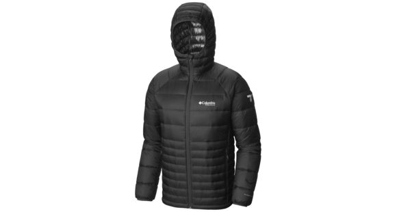 Columbia Diamond 890 TurboDown Jacket - Men's-Black-X-Large